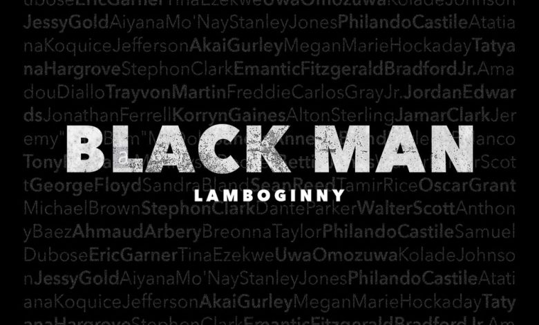 Lamboginny Black Man Artwork