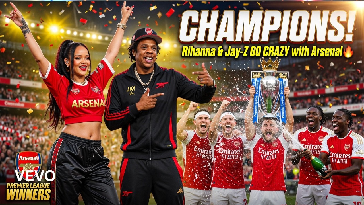 Rihanna & Jay-Z – Arsenal Premier League Champions
